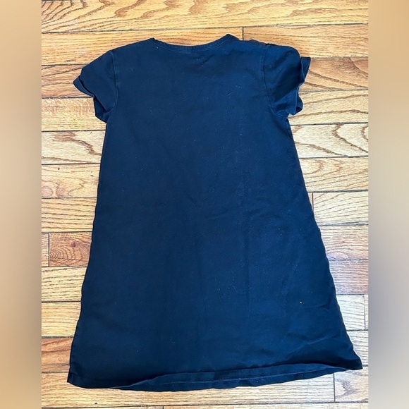 mini rodini black 2 pocket dress, size 5-7 - Picture 4 of 7